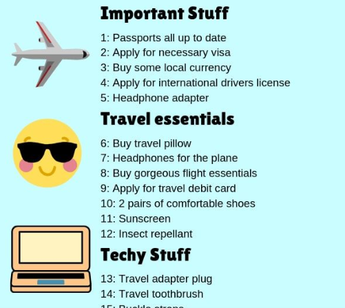 Things to consider before going on vacation